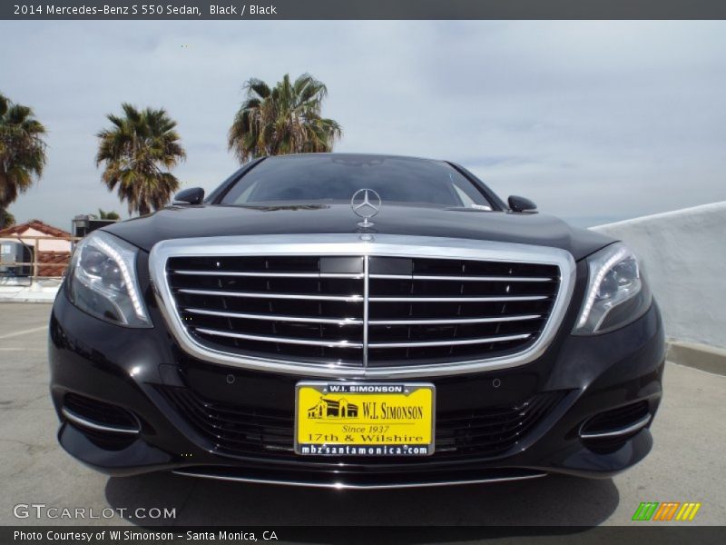 Black / Black 2014 Mercedes-Benz S 550 Sedan