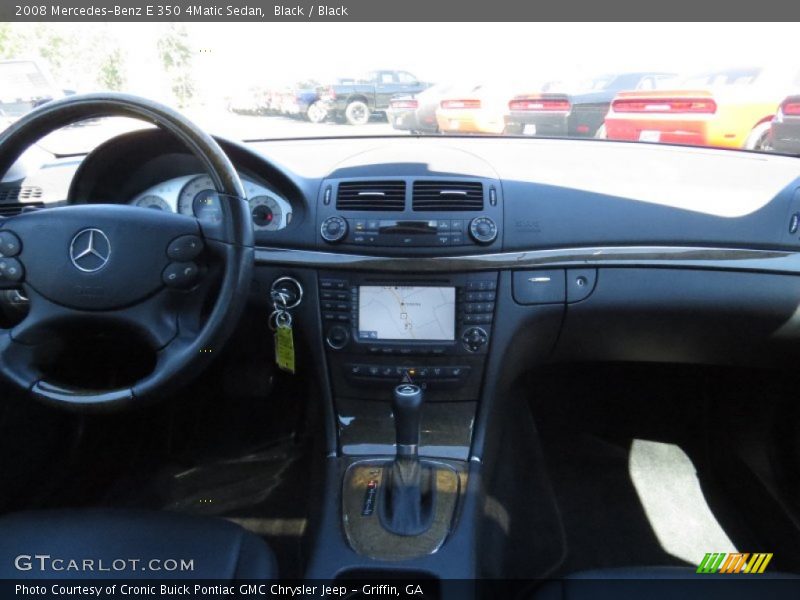 Black / Black 2008 Mercedes-Benz E 350 4Matic Sedan