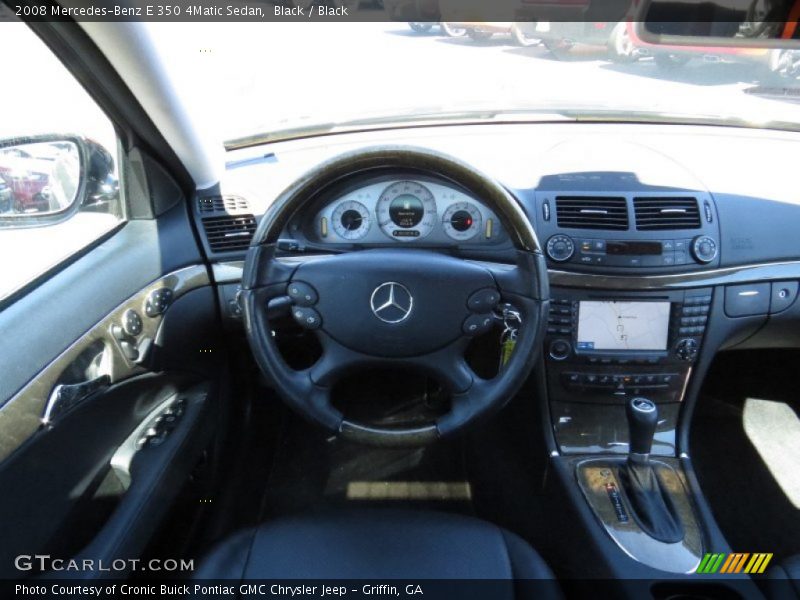 Black / Black 2008 Mercedes-Benz E 350 4Matic Sedan