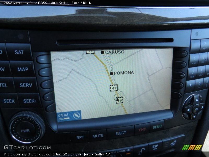 Black / Black 2008 Mercedes-Benz E 350 4Matic Sedan