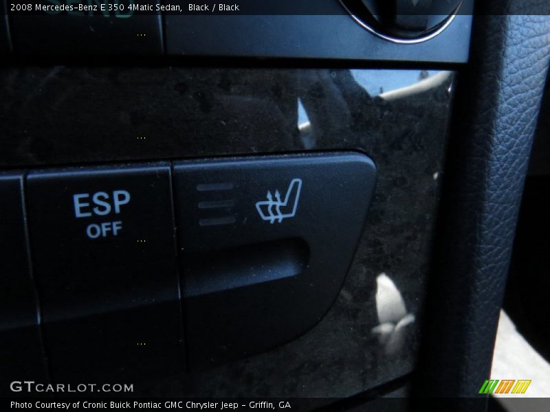 Black / Black 2008 Mercedes-Benz E 350 4Matic Sedan