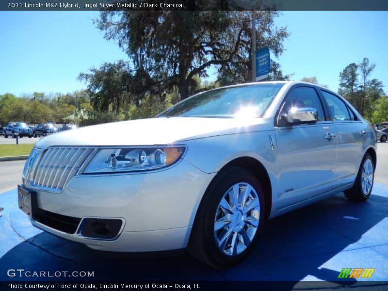 Ingot Silver Metallic / Dark Charcoal 2011 Lincoln MKZ Hybrid