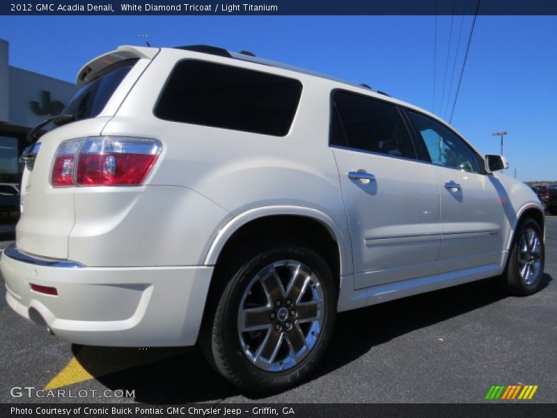 White Diamond Tricoat / Light Titanium 2012 GMC Acadia Denali