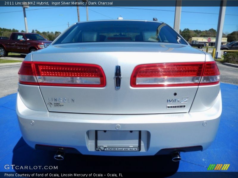 Ingot Silver Metallic / Dark Charcoal 2011 Lincoln MKZ Hybrid