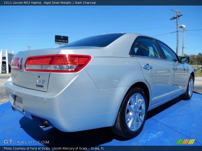 Ingot Silver Metallic / Dark Charcoal 2011 Lincoln MKZ Hybrid