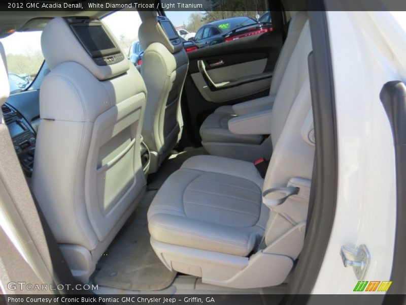 White Diamond Tricoat / Light Titanium 2012 GMC Acadia Denali