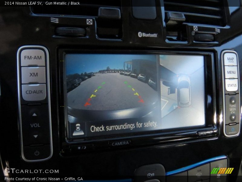 Gun Metallic / Black 2014 Nissan LEAF SV