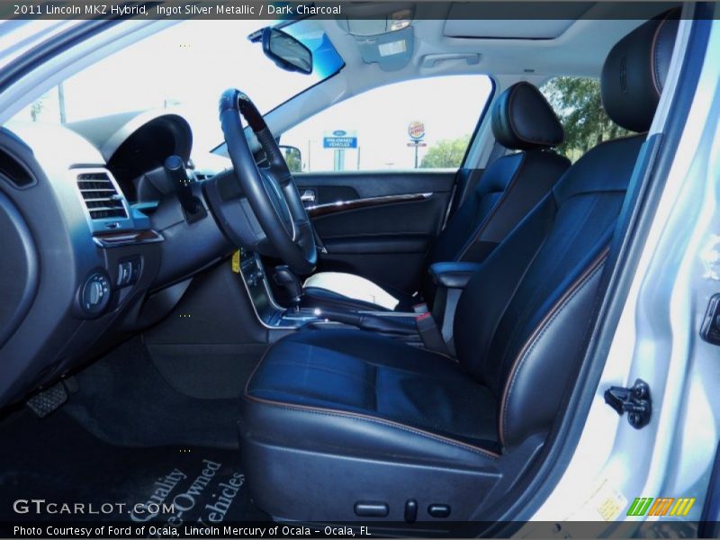 Ingot Silver Metallic / Dark Charcoal 2011 Lincoln MKZ Hybrid
