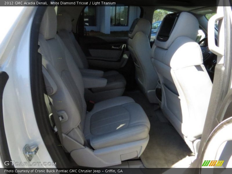 White Diamond Tricoat / Light Titanium 2012 GMC Acadia Denali