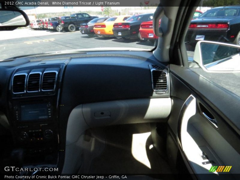 White Diamond Tricoat / Light Titanium 2012 GMC Acadia Denali