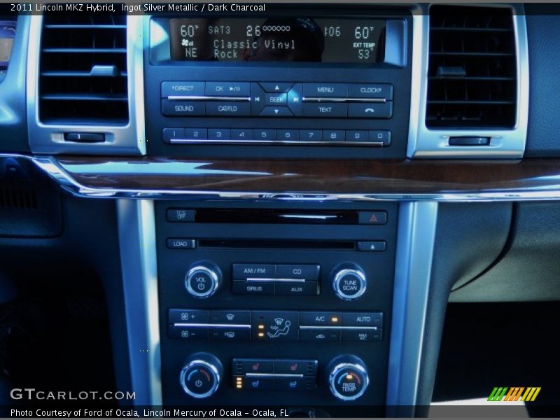 Ingot Silver Metallic / Dark Charcoal 2011 Lincoln MKZ Hybrid