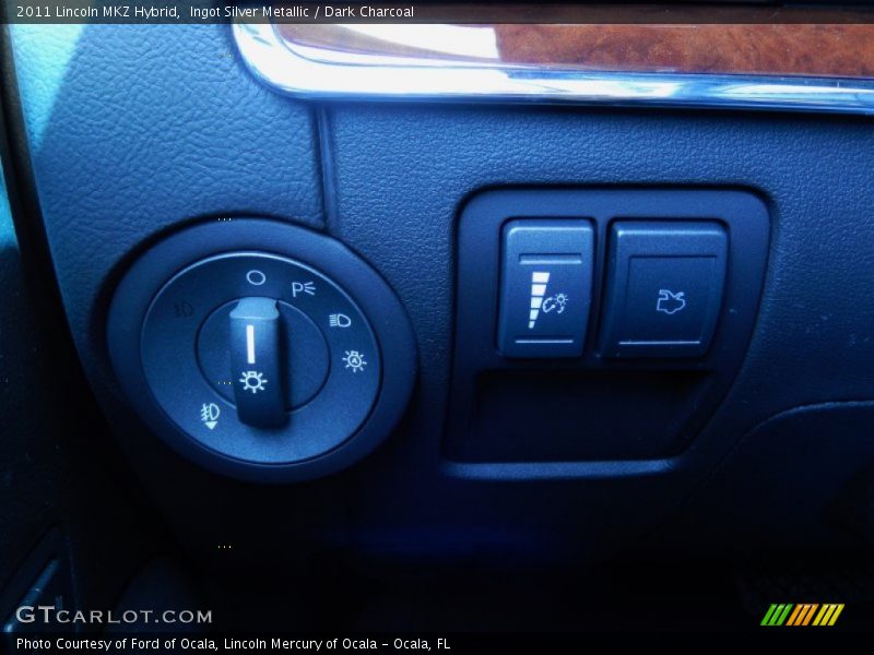 Ingot Silver Metallic / Dark Charcoal 2011 Lincoln MKZ Hybrid
