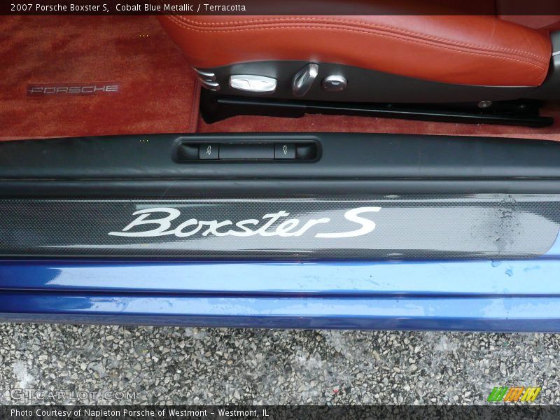 Cobalt Blue Metallic / Terracotta 2007 Porsche Boxster S