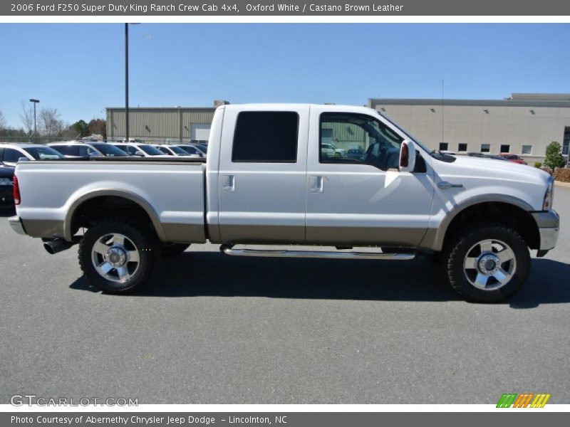 Oxford White / Castano Brown Leather 2006 Ford F250 Super Duty King Ranch Crew Cab 4x4