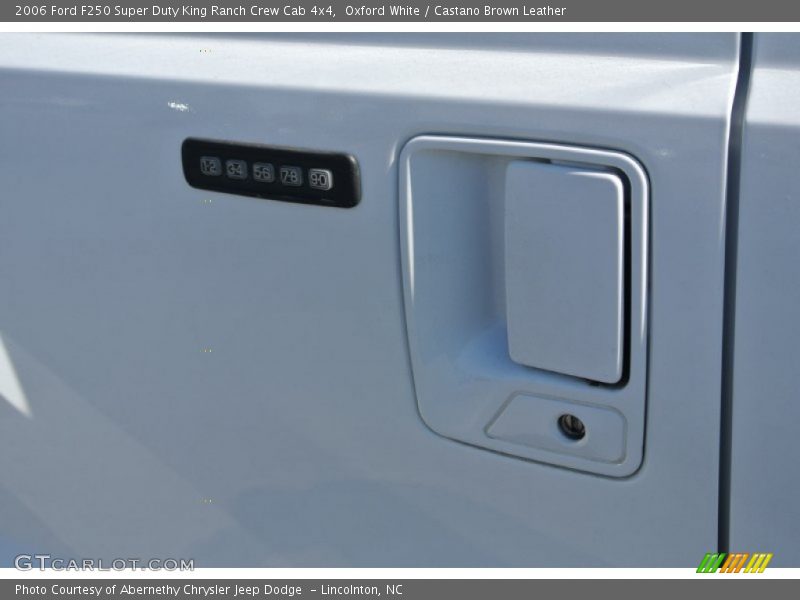 Oxford White / Castano Brown Leather 2006 Ford F250 Super Duty King Ranch Crew Cab 4x4