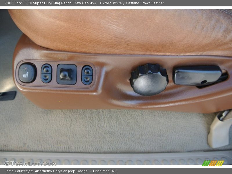 Oxford White / Castano Brown Leather 2006 Ford F250 Super Duty King Ranch Crew Cab 4x4