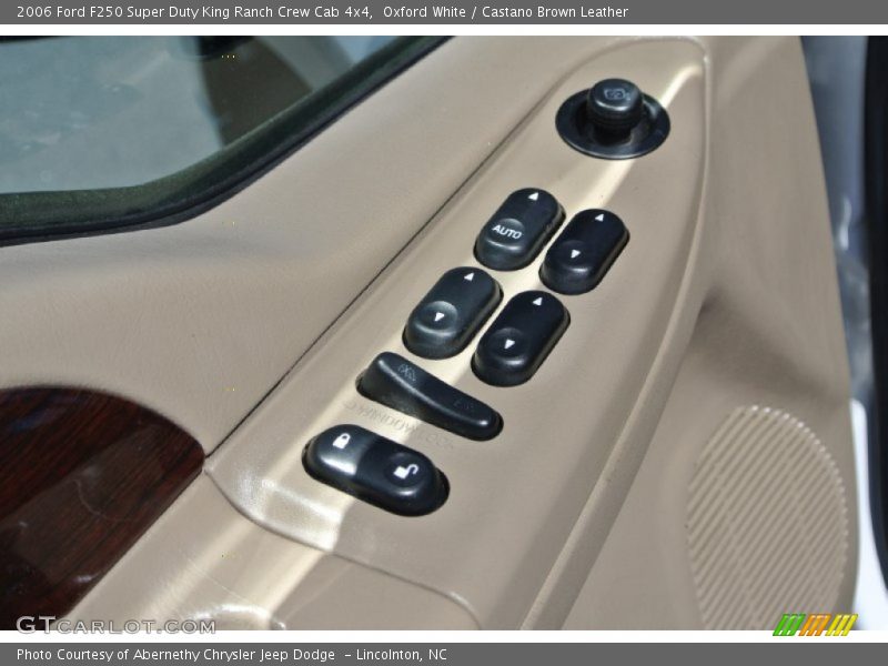 Oxford White / Castano Brown Leather 2006 Ford F250 Super Duty King Ranch Crew Cab 4x4