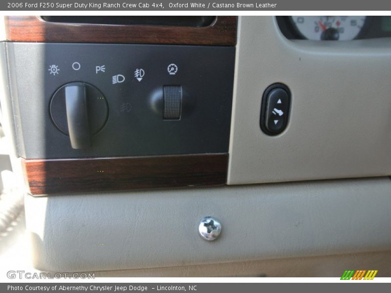 Oxford White / Castano Brown Leather 2006 Ford F250 Super Duty King Ranch Crew Cab 4x4