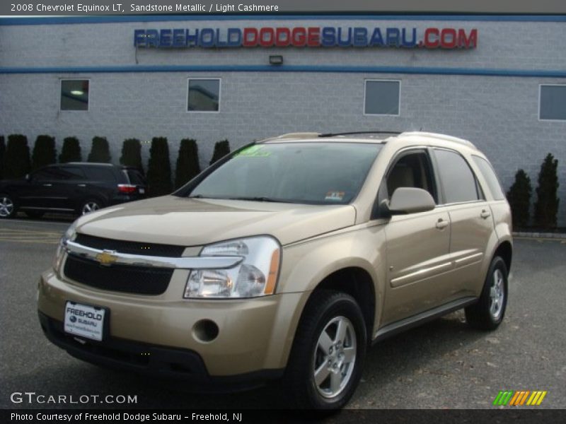 Sandstone Metallic / Light Cashmere 2008 Chevrolet Equinox LT