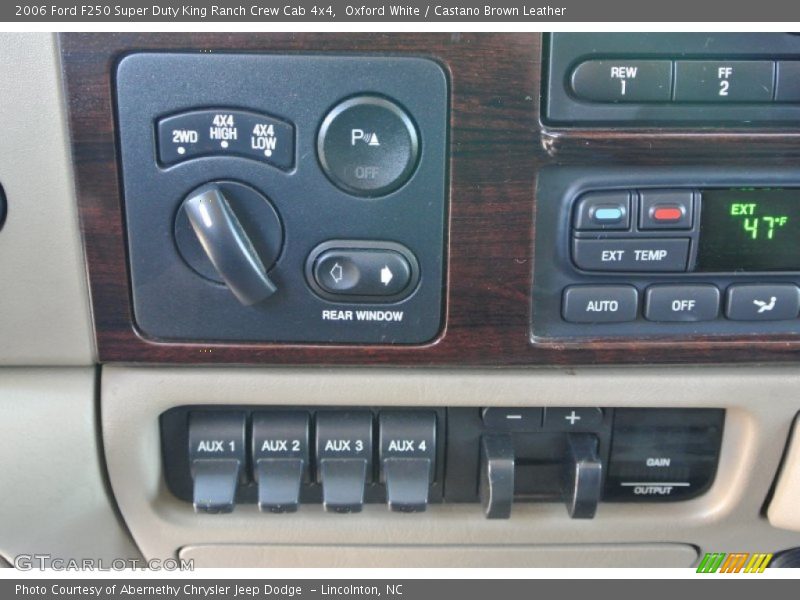 Oxford White / Castano Brown Leather 2006 Ford F250 Super Duty King Ranch Crew Cab 4x4