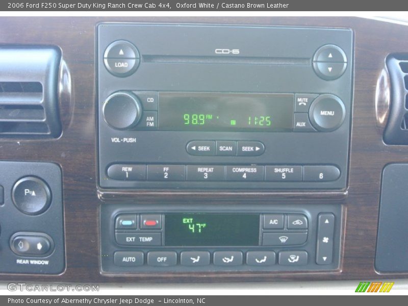 Oxford White / Castano Brown Leather 2006 Ford F250 Super Duty King Ranch Crew Cab 4x4