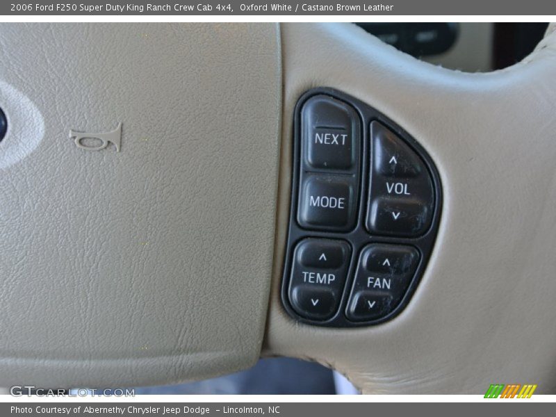 Oxford White / Castano Brown Leather 2006 Ford F250 Super Duty King Ranch Crew Cab 4x4