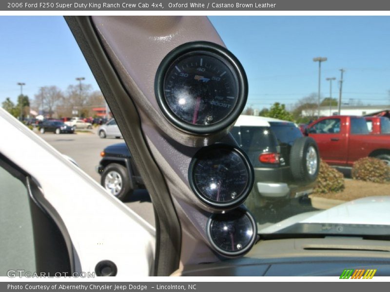 Oxford White / Castano Brown Leather 2006 Ford F250 Super Duty King Ranch Crew Cab 4x4