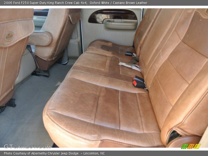 Oxford White / Castano Brown Leather 2006 Ford F250 Super Duty King Ranch Crew Cab 4x4