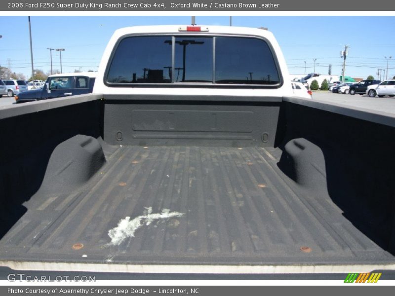 Oxford White / Castano Brown Leather 2006 Ford F250 Super Duty King Ranch Crew Cab 4x4