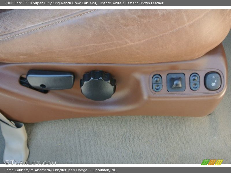 Oxford White / Castano Brown Leather 2006 Ford F250 Super Duty King Ranch Crew Cab 4x4