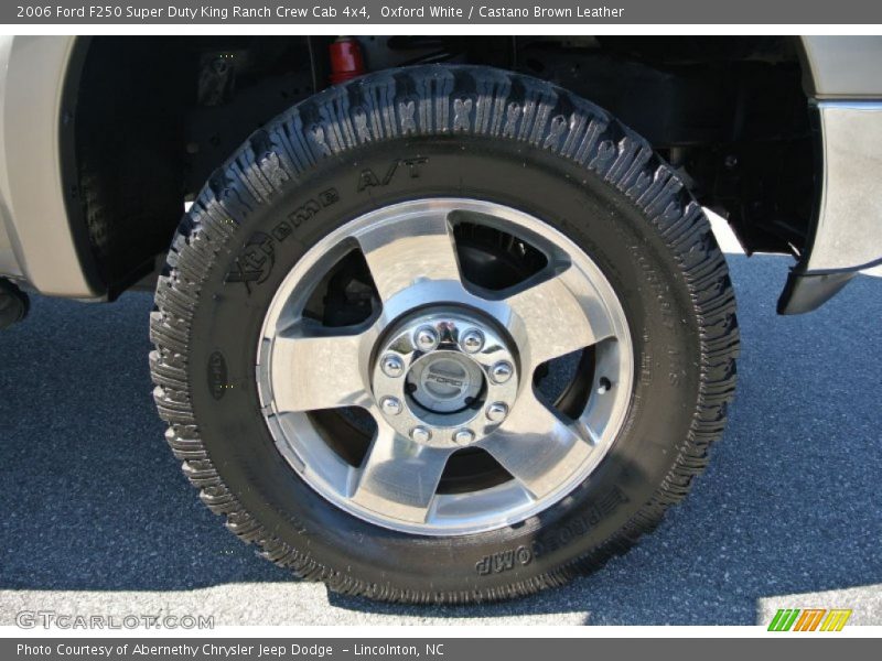 Oxford White / Castano Brown Leather 2006 Ford F250 Super Duty King Ranch Crew Cab 4x4