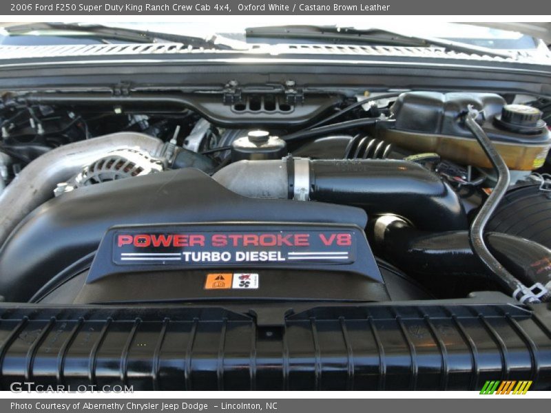 Oxford White / Castano Brown Leather 2006 Ford F250 Super Duty King Ranch Crew Cab 4x4