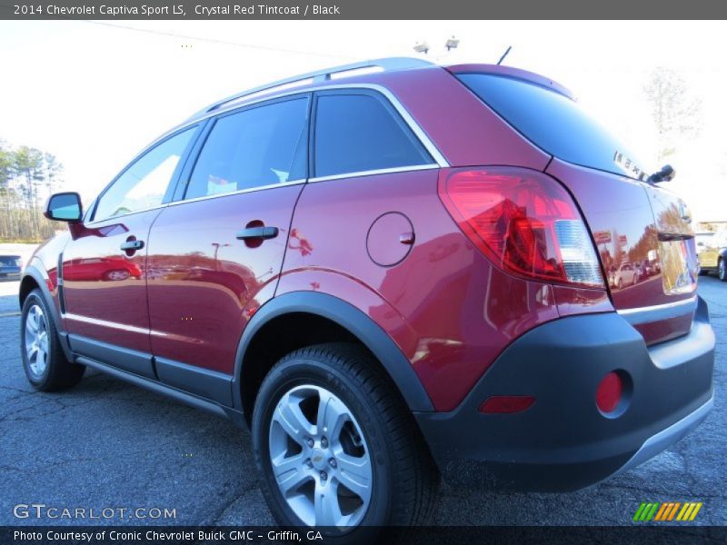 Crystal Red Tintcoat / Black 2014 Chevrolet Captiva Sport LS