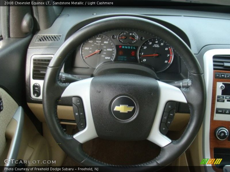 Sandstone Metallic / Light Cashmere 2008 Chevrolet Equinox LT