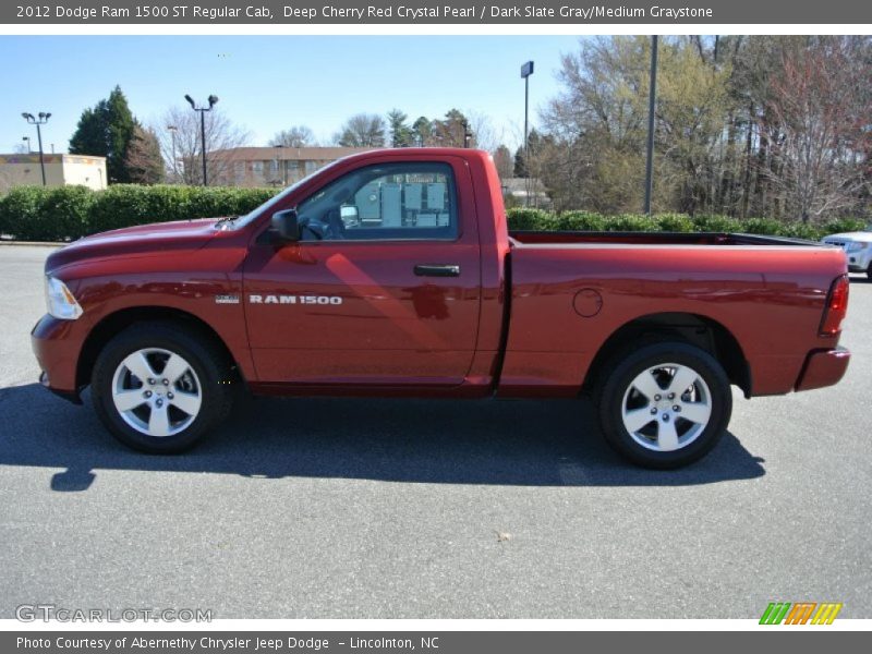 Deep Cherry Red Crystal Pearl / Dark Slate Gray/Medium Graystone 2012 Dodge Ram 1500 ST Regular Cab