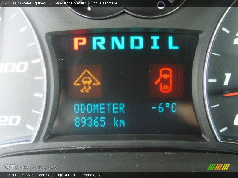 Sandstone Metallic / Light Cashmere 2008 Chevrolet Equinox LT