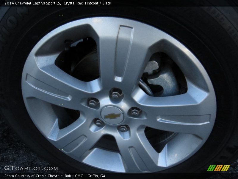 Crystal Red Tintcoat / Black 2014 Chevrolet Captiva Sport LS