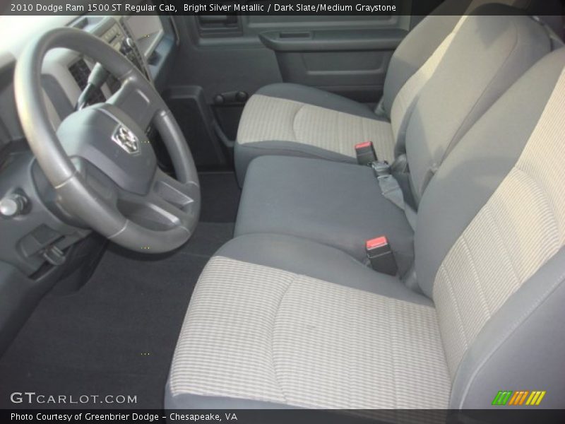 Bright Silver Metallic / Dark Slate/Medium Graystone 2010 Dodge Ram 1500 ST Regular Cab