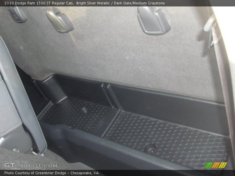 Bright Silver Metallic / Dark Slate/Medium Graystone 2010 Dodge Ram 1500 ST Regular Cab