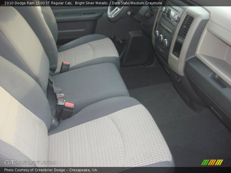 Bright Silver Metallic / Dark Slate/Medium Graystone 2010 Dodge Ram 1500 ST Regular Cab