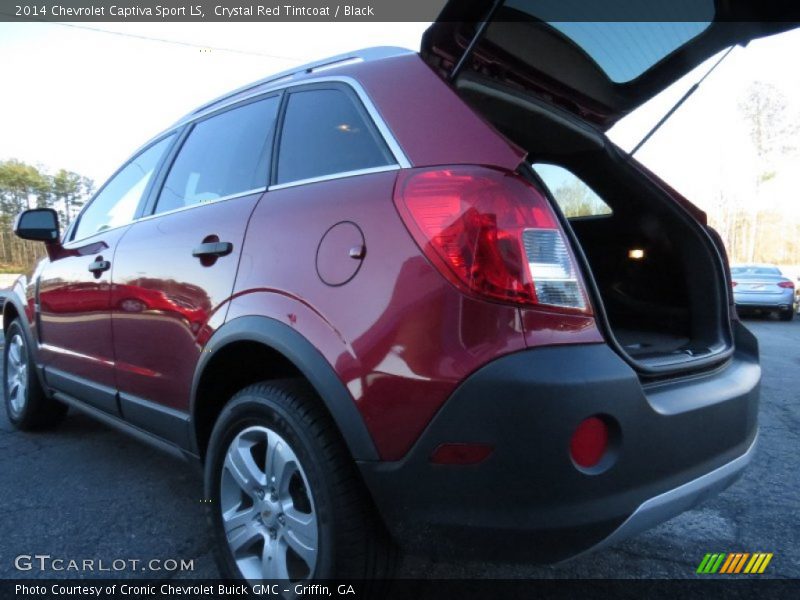 Crystal Red Tintcoat / Black 2014 Chevrolet Captiva Sport LS