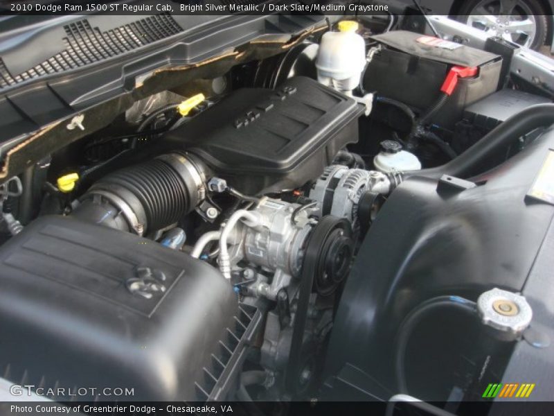 Bright Silver Metallic / Dark Slate/Medium Graystone 2010 Dodge Ram 1500 ST Regular Cab