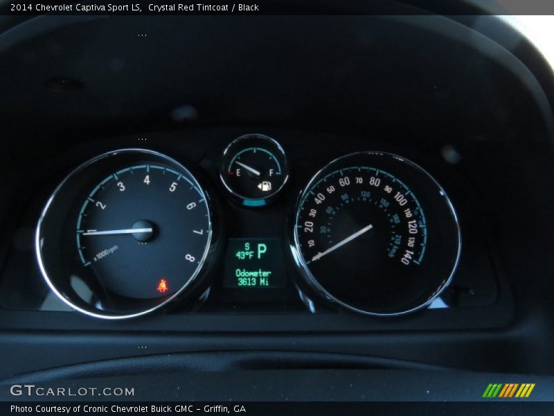 Crystal Red Tintcoat / Black 2014 Chevrolet Captiva Sport LS