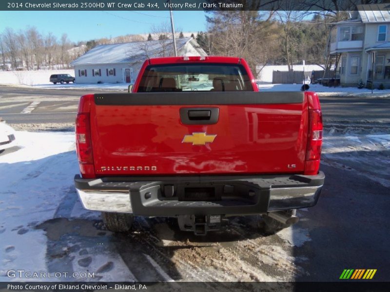 Victory Red / Dark Titanium 2014 Chevrolet Silverado 2500HD WT Crew Cab 4x4