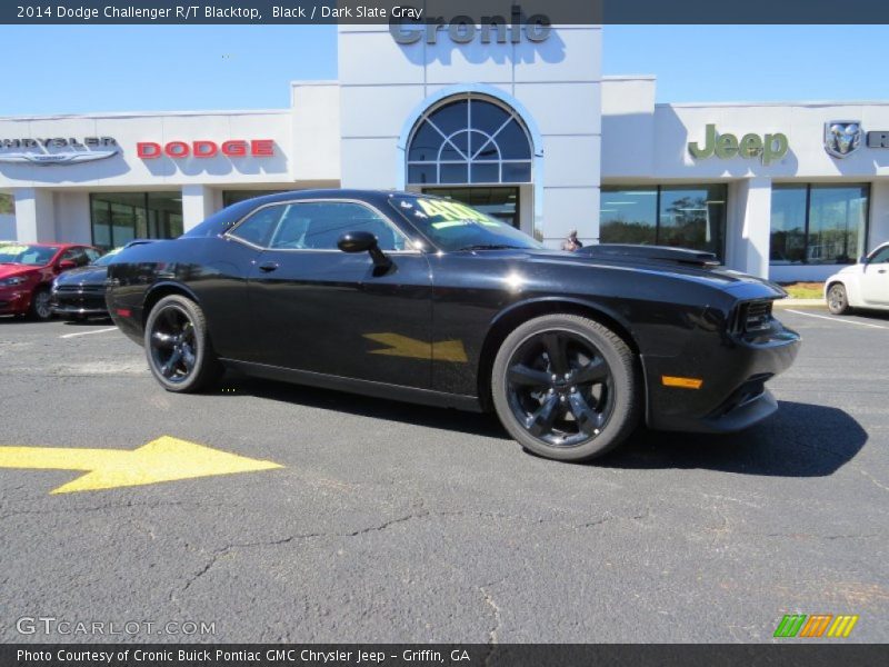 Black / Dark Slate Gray 2014 Dodge Challenger R/T Blacktop