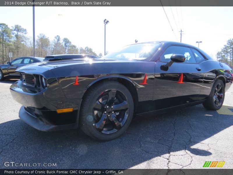 Black / Dark Slate Gray 2014 Dodge Challenger R/T Blacktop