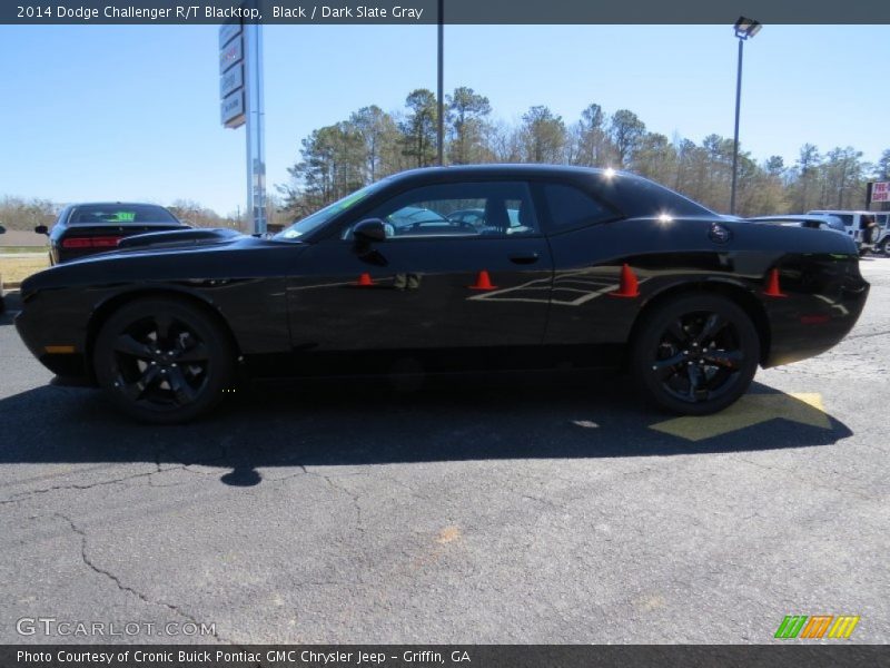 Black / Dark Slate Gray 2014 Dodge Challenger R/T Blacktop