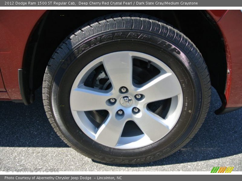 Deep Cherry Red Crystal Pearl / Dark Slate Gray/Medium Graystone 2012 Dodge Ram 1500 ST Regular Cab