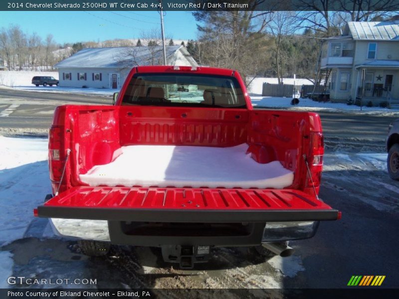 Victory Red / Dark Titanium 2014 Chevrolet Silverado 2500HD WT Crew Cab 4x4