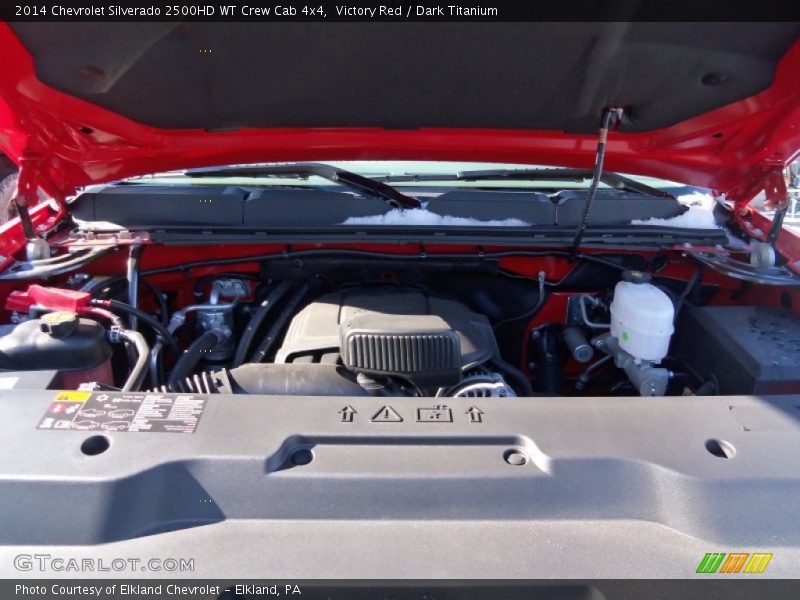 Victory Red / Dark Titanium 2014 Chevrolet Silverado 2500HD WT Crew Cab 4x4
